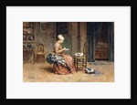Feeding Time, 1881 by Maurice Leloir
