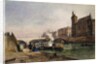 On the Seine, Paris by Georges Francois Guiaud