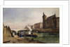 On the Seine, Paris by Georges Francois Guiaud
