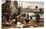 Unloading the Catch, 1881 by Victor Gabriel Gilbert