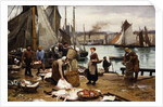 Unloading the Catch, 1881 by Victor Gabriel Gilbert