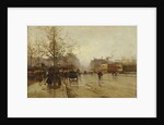 Les Boulevards, Paris, by Eugene (1854-1941) Galien-Laloue