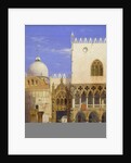 The Doge's Palace with Porta della Carta and the Marcus Basilica, 1853 by Carl Friedrich Heinrich Werner