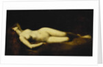 A Reclining Nude, by Jean-Jacques Henner
