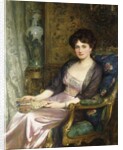 Portrait of a Lady Said to Be the Artist's Wife, 1911 by Frank Dicksee
