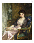 Portrait of a Lady Said to Be the Artist's Wife, 1911 by Frank Dicksee