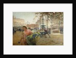 Place du Theatre Francais, Paris, 1902 by Eugene Galien-Laloue