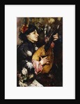 Woman with a Mandolin by Antonio Mancini