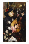 Woman with a Mandolin by Antonio Mancini