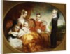 A Group Portrait of a Lady with her Four Children on a Terrace, 1843 by George Frederic Watts