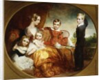A Group Portrait of a Lady with her Four Children on a Terrace, 1843 by George Frederic Watts