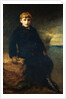 Portrait of Cecil Webb, seated full length, wearing a Black Coat with a Fur Collar, 1887 by John Everett Millais