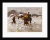 Figures in the Snow by Mose Bianchi