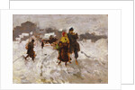 Figures in the Snow by Mose Bianchi