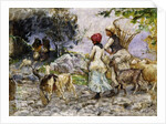 The Goatherds by Mose Bianchi