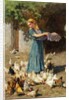 Feeding the Chickens by Luigi Rossi
