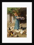Feeding the Chickens by Luigi Rossi