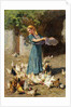 Feeding the Chickens by Luigi Rossi