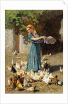 Feeding the Chickens by Luigi Rossi