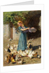 Feeding the Chickens by Luigi Rossi