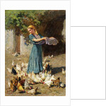Feeding the Chickens by Luigi Rossi