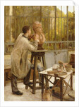 A Sculptor in his Studio by Edouard-Joseph Dantan