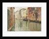 A Venetian Backwater, by Fritz Thaulow
