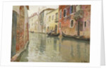 A Venetian Backwater, by Fritz Thaulow