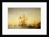 The Bacino Venice with Shipping by Felix Ziem