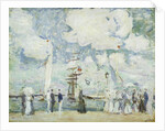 Harbour Entrance at Deauville; Entree du Bassin de Deauville by Paul Cesar Helleu