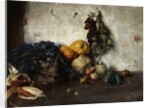 A Still-Life of Vegetables by a Wall, 1890 by Albin Egger-Lienz