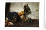 A Still-Life of Vegetables by a Wall, 1890 by Albin Egger-Lienz