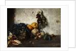 A Still-Life of Vegetables by a Wall, 1890 by Albin Egger-Lienz