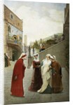 The Meeting of Dante and Beatrice, 1889 by Lorenzo Valles