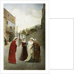 The Meeting of Dante and Beatrice, 1889 by Lorenzo Valles