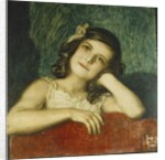 Portrait of Mary, the Artist's Daughter by Franz von Stuck