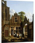 A Dutch Courtyard, 1822 by Jan Hendrik Verheyen