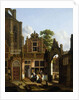 A Dutch Courtyard, 1822 by Jan Hendrik Verheyen