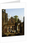 A Dutch Courtyard, 1822 by Jan Hendrik Verheyen