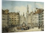 The Schrannenplatz, Munich, 1835 by Simon Quaglio