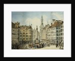 The Schrannenplatz, Munich, 1835 by Simon Quaglio