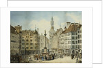 The Schrannenplatz, Munich, 1835 by Simon Quaglio