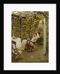 In the Pergola, 1894 by Oscar Bluhm