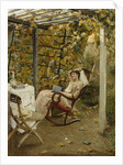 In the Pergola, 1894 by Oscar Bluhm