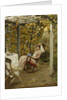 In the Pergola, 1894 by Oscar Bluhm