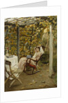 In the Pergola, 1894 by Oscar Bluhm