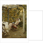 In the Pergola, 1894 by Oscar Bluhm