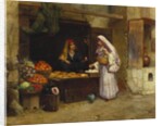 The Market Stall by Rudolphe Ernst