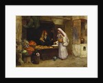 The Market Stall by Rudolphe Ernst