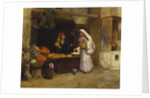 The Market Stall by Rudolphe Ernst